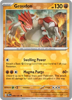 Groudon Poke ball Holo 49